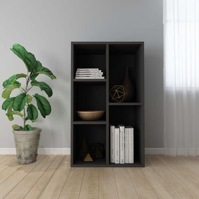 Multifunctional Storage Shelf for Kid's Room and Office Organizer for Toys Books and Office Supplies Modern Design Black