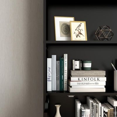 Modern Black bookcase with 6 shelves for storage and display perfect for offices and homes