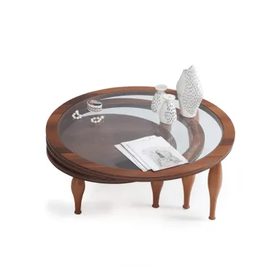 Tahira Wooden Rotating Coffee Table