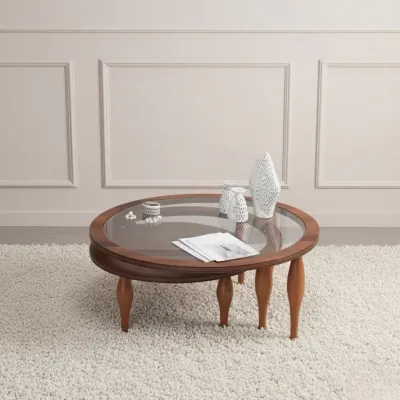 Tahira Wooden Rotating Coffee Table
