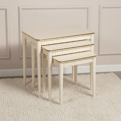 Lodos Cream Nesting Tables
