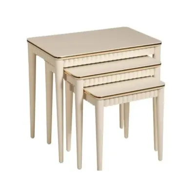 Lodos Cream Nesting Tables