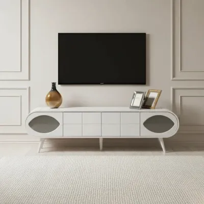 Trench Tv unit Cream 200cm