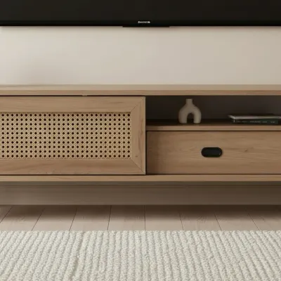 Finn Tv Unit Oak 200cm Finn Tv Unit Oak 200cm