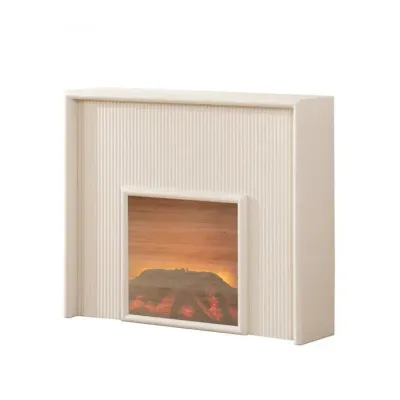 Baker Fireplace Display Console Cream