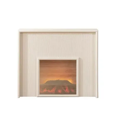 Baker Fireplace Display Console Cream