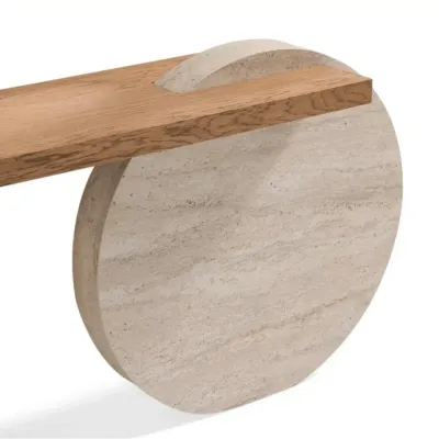 Togg Travertine Console Table