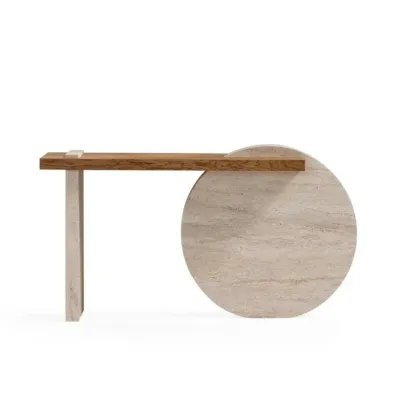 Togg Travertine Console Table