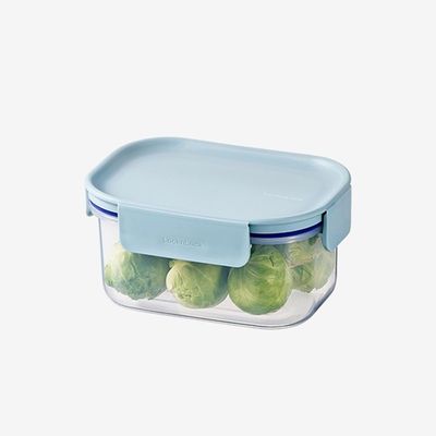 LocknLock Classic Plus Rectangle Food Container 385ml – Mint, 4-Side Locking, Stackable & Leakproof
