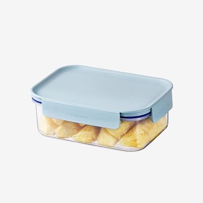 LocknLock Classic Plus Rectangle Food Container 420ml – Mint, 4-Side Locking, Stackable & Leakproof