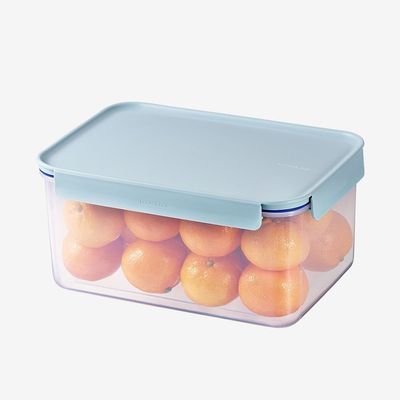 LocknLock Classic Plus Rectangle Food Container 4.4L – Mint, 4-Side Locking, Stackable & Leakproof