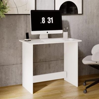 Simple & Modern White Desk 80cm