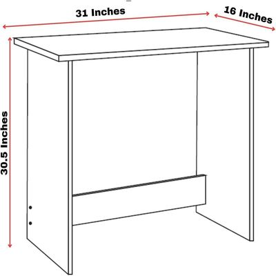 Simple & Modern White Desk 80cm