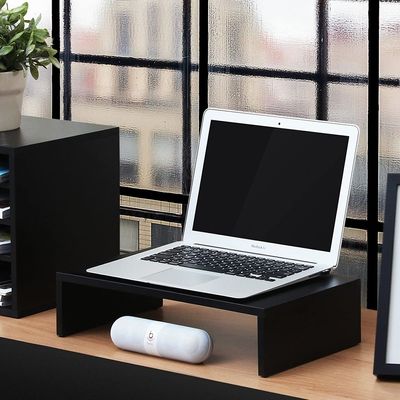 Laptop and Monitor Stand - 50×24×15 CM - Black