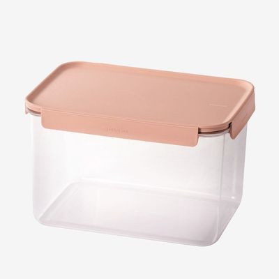 LocknLock Classic Plus Rectangle Food Container 6L – Pink, 4-Side Locking, Stackable & Leakproof