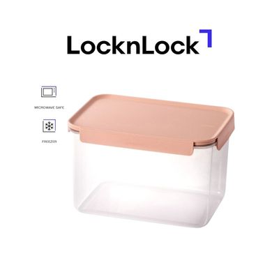 LocknLock Classic Plus Rectangle Food Container 6L – Pink, 4-Side Locking, Stackable & Leakproof LocknLock Classic Plus Rectangle Food Container 6L – Pink, 4-Side Locking, Stackable & Leakproof