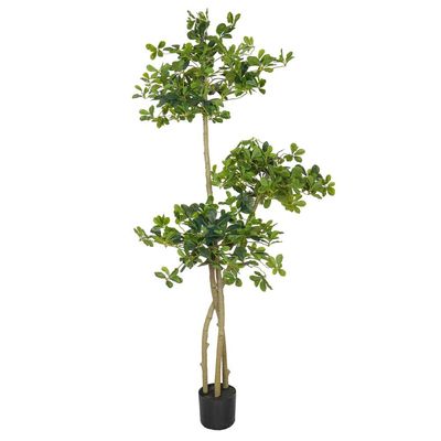 Artificial Olive Tree, 180cm Tall Fake Plant with Realistic Green Leaves & Pot, Waterproof, Odorless, Maintenance-Free & Long-Lasting Flexible Branches Faux Plants for Home Office Event Decor