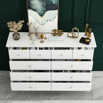 Double Dresser – 10 Drawer Bedroom Storage L40xW130xH90