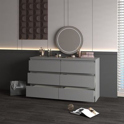 Large 6-Drawer Chest of Drawers – Modern Storage Table L45xW130xH80