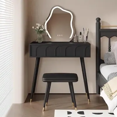 Modern Makeup Vanity Desk with Drawers – Chic & Functional Storage L40xW120xH90