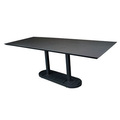 8-Seater Table -Zurich Style-220×90×74CM-Aluminum-1Year