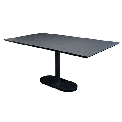 6-Seater Table -Zurich Style-160×90×74CM-Aluminum-1Year