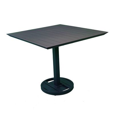  Schondor-4-Seater Table -Zurich Style-90×90×74CM-Aluminum-1Year