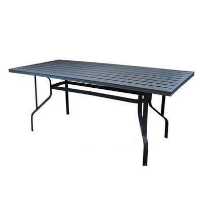 6-Seater Table -Rome Style-180×90×74CM-Aluminum-1Year