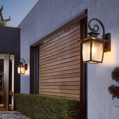 Outdoor Retro Wall Lamp IP65 Exterior Wall Sconces Aluminum - E27 Bulb - 3 Years Warranty
