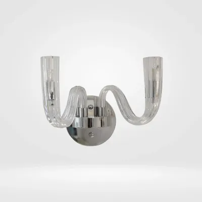 Modern Crystal Wall Lamp Luxury Design - G9 Bulb - 3 Years Warranty