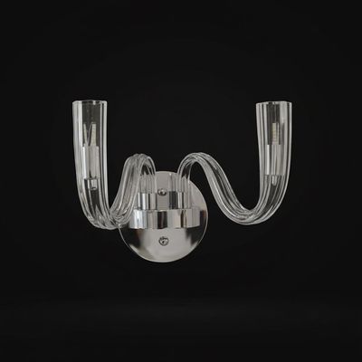 Modern Crystal Wall Lamp Luxury Design - G9 Bulb - 3 Years Warranty