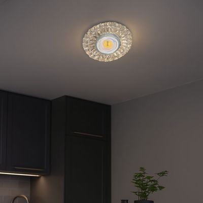 Crystal Frame for LED Spotlight Bulb GU10 MR16 - 3 Years Warranty