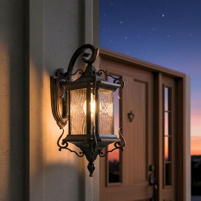 Modern Vintage Antique Wall Lighting for Outdoor - IP65 Waterproof - E27 Bulb - 3 Years Warranty