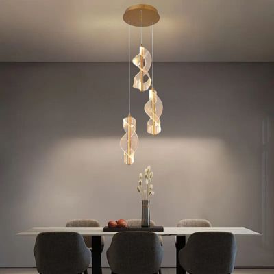Modern LED Hanging Light - 3 Color Light Changeable - 3 Years Warranty