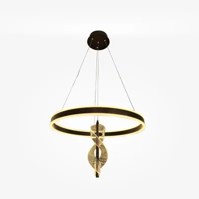 Modern LED Pendant Light Black - 3 Color Light Changeable - 3 Years Warranty