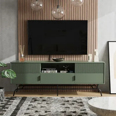 Modern 60-Inch Media Cabinet TV Stand & TV Media Unit with 3 Drawers Modern 60-Inch Media Cabinet TV Stand & TV Media Unit with 3 Drawers