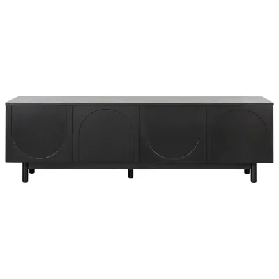Black Media Storage Cabinet – Modern TV Stand & TV Media Unit Black Media Storage Cabinet – Modern TV Stand & TV Media Unit