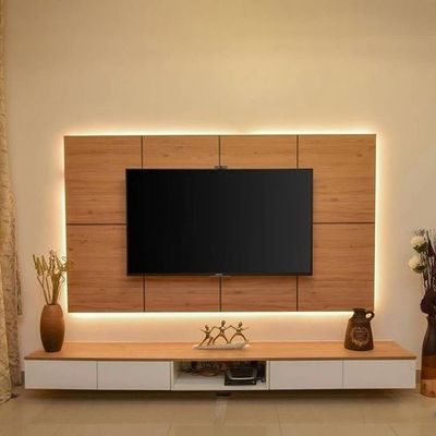 Sleek Media Unit – Modern TV Stand & TV Media Unit with LED Backlighting