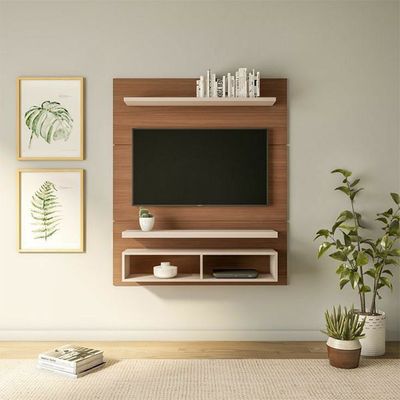 Haily TV Unit – Modern TV Stand & TV Media Unit with Open Shelves Haily TV Unit – Modern TV Stand & TV Media Unit with Open Shelves