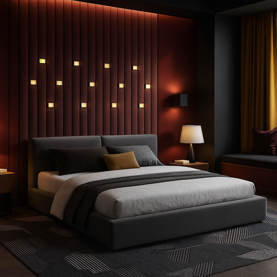 Piano Hydraulic Bed Storage King Bed Upholstered Fabric Bed Frame with Elegant Headboard