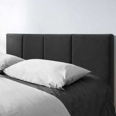 Emma Hydraulic Bed With Storage King Bed | Luxurious Dark Grey Velvet Upholstered Bed Frame