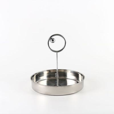 Dot-Line Round Stainless Steel Tray