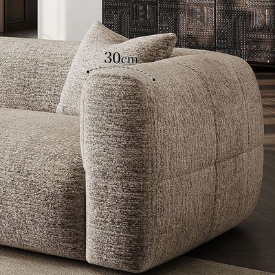 Luxury Fabric Cloud Shaped Sofa Set – Modern 3 Seater Sofa & Premium Sectional Sofa for Living Room