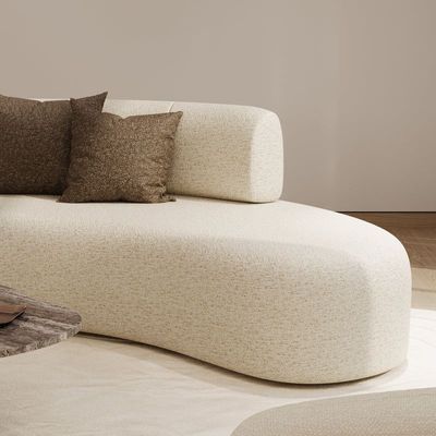 Lunara Curved Sofa – Luxury Modular Sofa, Modern 3 Seater Comfort