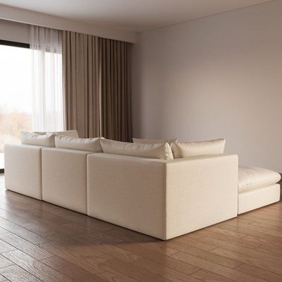 Aurelia Cloud Sofa – Luxury Modular Sofa, Premium 4 Seater Sectional for Modern Living