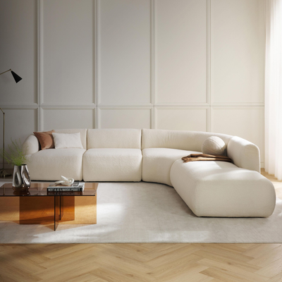 Tara Handcrafted Corner Sofa – Luxury L-Shaped Sofa, Modern Sectional Sofa for Elegant Living