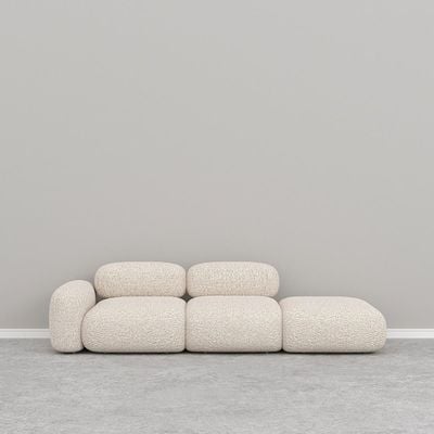 Marshmello Modular Sofa – Luxury 3 Seater Sofa, Modern Sectional Sofa for Elegant Living