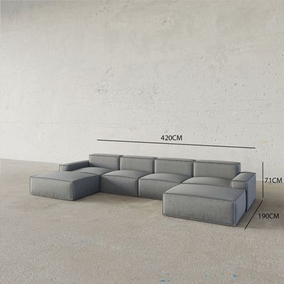 Moscow 4 Seater Cloud Modular Sofa – Luxury Sectional Sofa, Modern Modular Sofa for Stylish Living