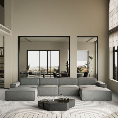 Moscow 4 Seater Cloud Modular Sofa – Luxury Sectional Sofa, Modern Modular Sofa for Stylish Living