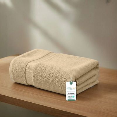 Premium Cotton Towel 90x180cm Bath Sheet  , 600 GSM Quick Dry and Durable , Linen